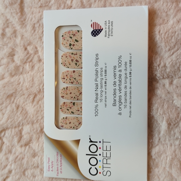Stocking Stuffer! Color Street 100% Real Nail Polish Strips in Back In Tile - Picture 6 of 8